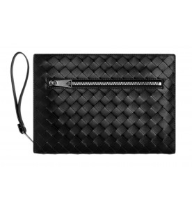 Bottega Veneta Маленький футляр для документов Intrecciato с браслетом