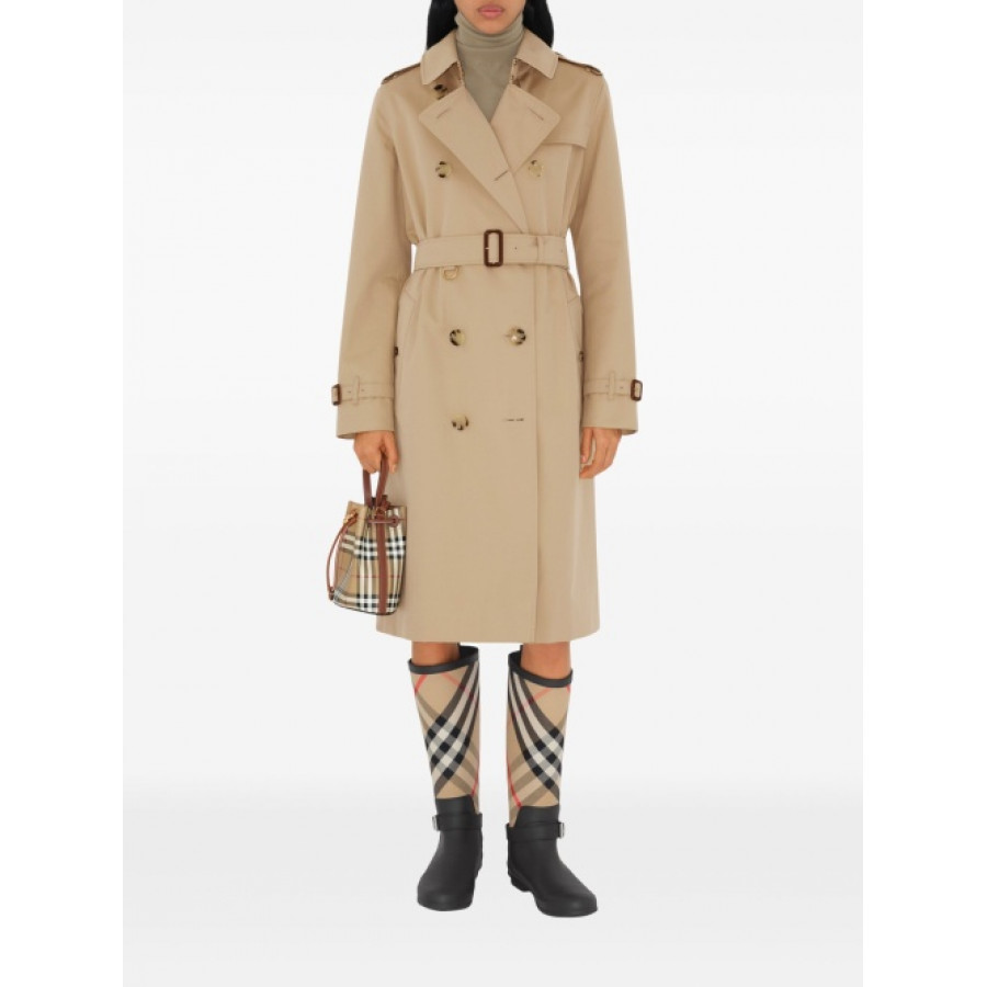 Burberry Сумка Small Check Monogram Bucket Bag