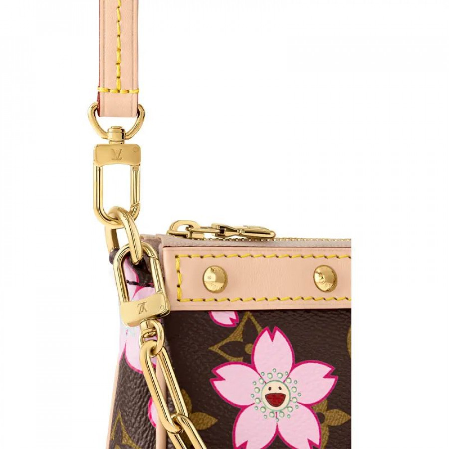 Louis Vuitton Сумка-кошелек Takashi Murakami Cherry Blossom Sakura Brown