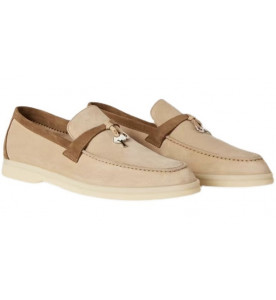 Loro Piana Замшевые лоферы Summer Charms Walk