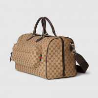 Gucci СРЕДНЯЯ СУМКА-ДАФЛ ИЗ ТЕКСТИЛЯ GG