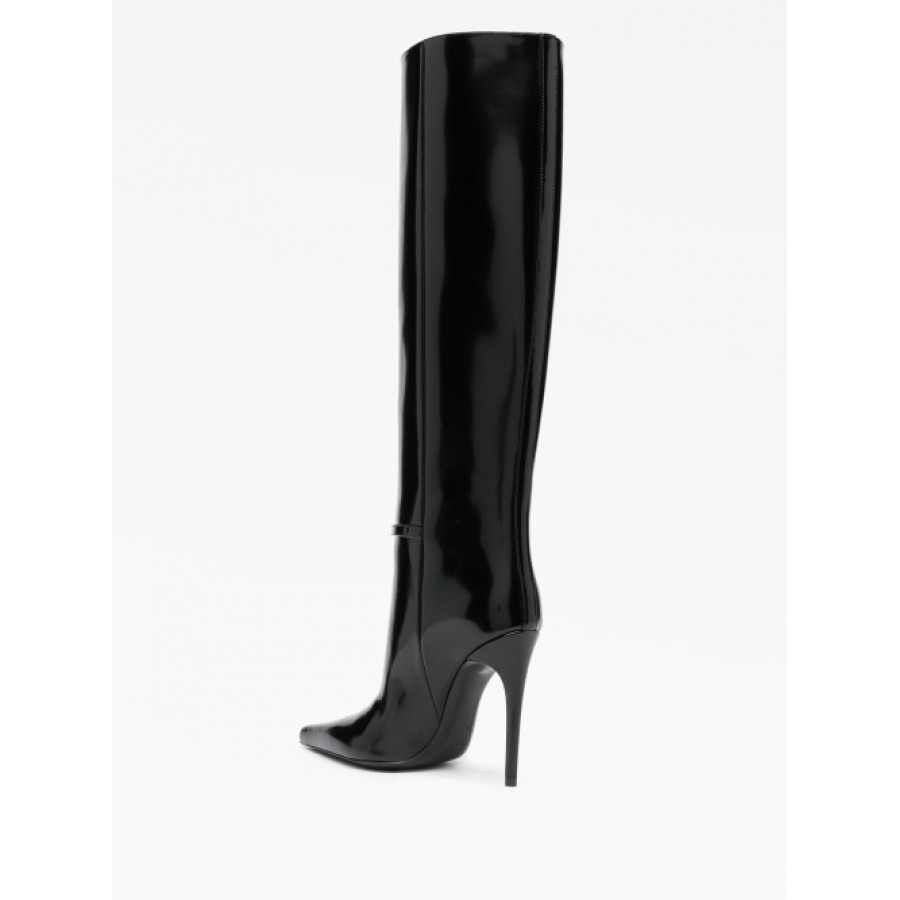 Saint Laurent Сапоги Vendome с пряжкой