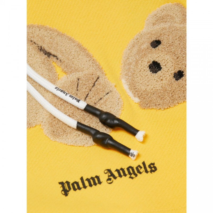 Palm Angels Хлопковое худи Bear