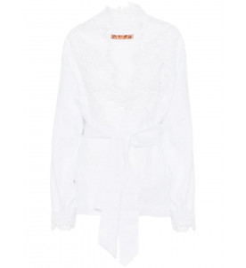 Ermanno Scervino Блузка с кружевом