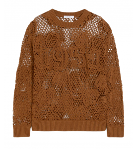 Max Mara Вышитый хлопковый джемпер