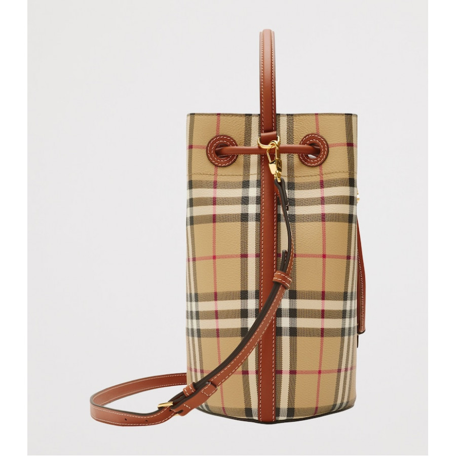Burberry Сумка Small Check Monogram Bucket Bag
