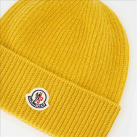 Moncler Шапка бини в рубчик с нашивкой-логотипом