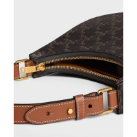 CELINE СУМКА AVA BAG ИЗ ПАРУСИНЫ TRIOMPHE И ТЕЛЯЧЬЕЙ КОЖИ