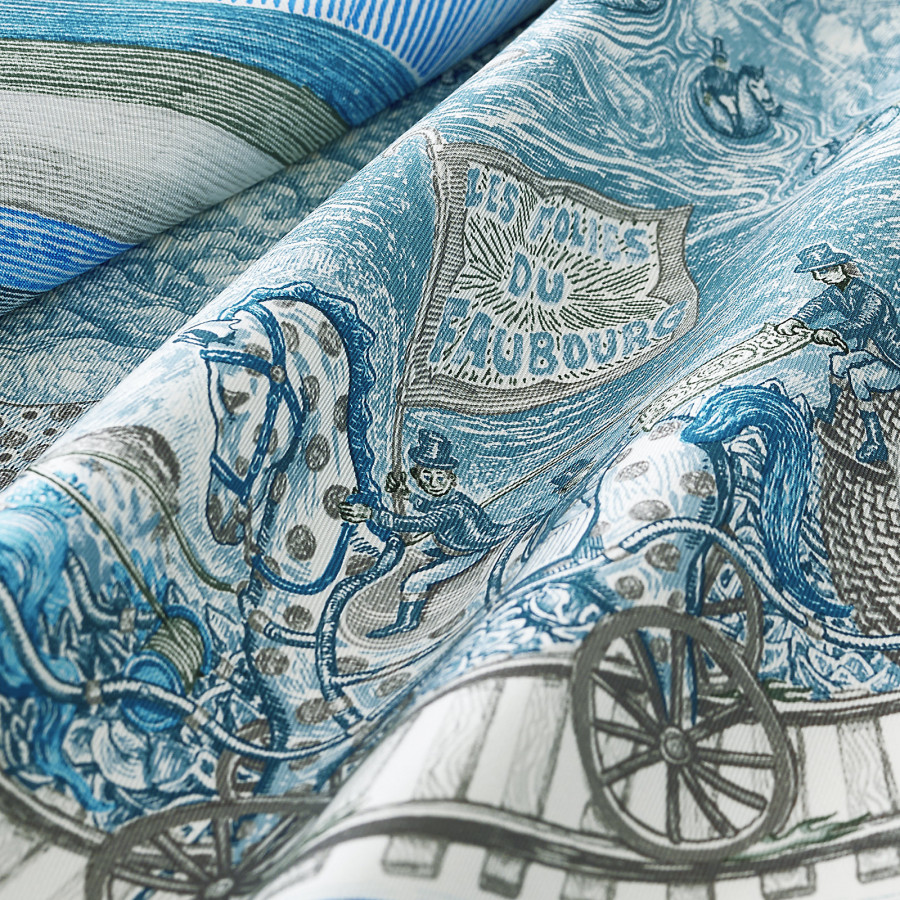 Hermes Шаль Les Folies du Faubourg 90