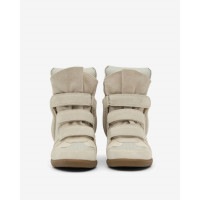 Isabel Marant Кожаные кроссовки на танкетке Bekett