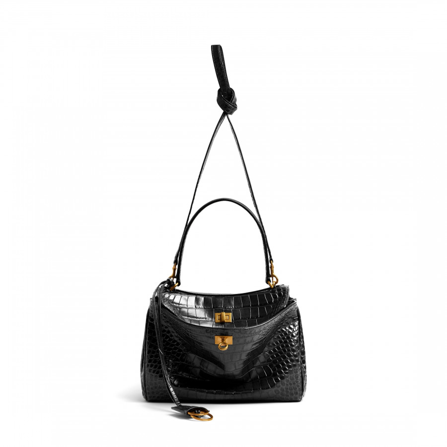Balenciaga СУМКА RODEO SMALL С ОТДЕЛКОЙ ПОД КРОКОДИЛА
