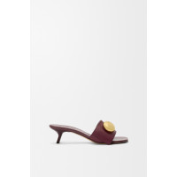 Loewe Мюли Pebble из мягкой телячьей кожи