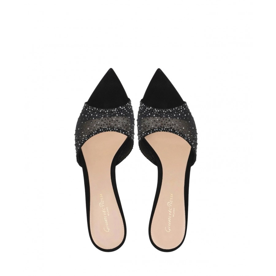 Gianvito Rossi Замшевые мюли RANIA MULE 85