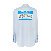 VETEMENTS Хлопковая рубашка