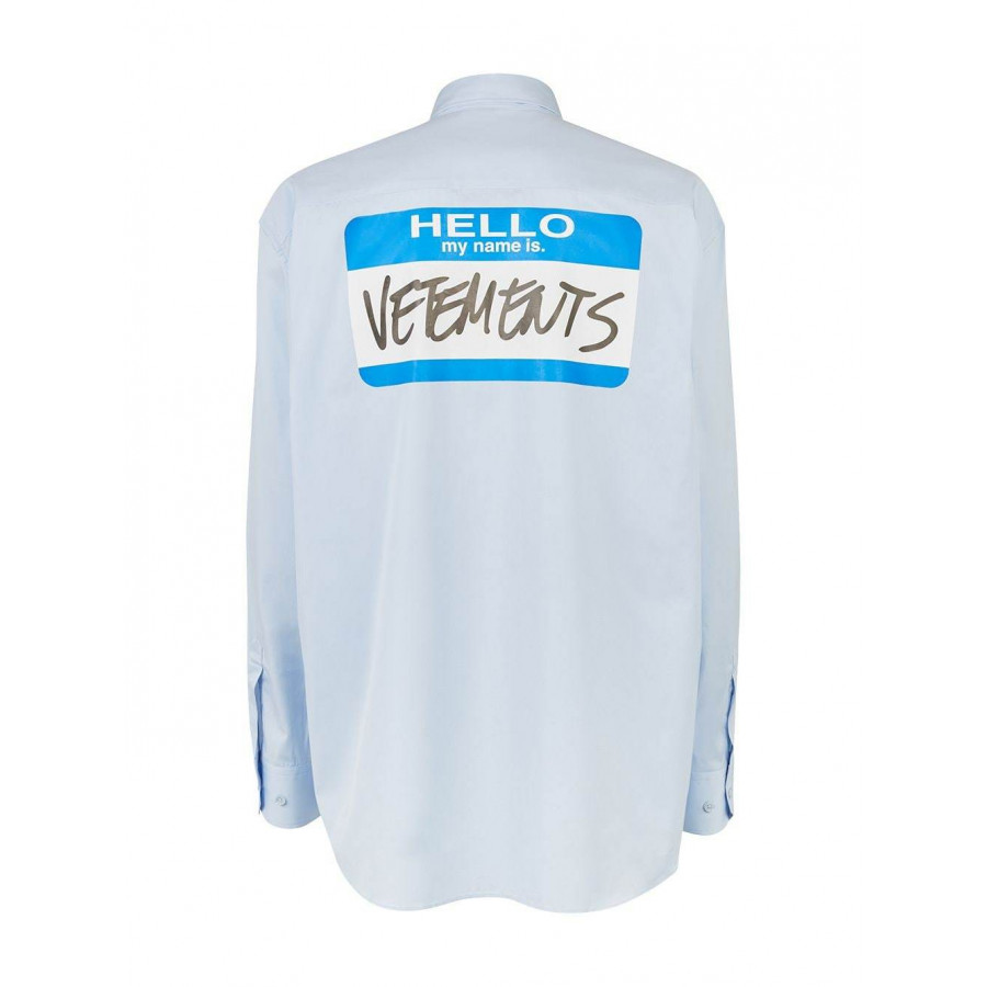 VETEMENTS Хлопковая рубашка