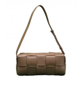 Bottega Veneta КОЖАНАЯ СУМКА НА ПЛЕЧО SMALL BRICK CASSETTE