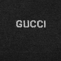 Gucci СВИТЕР ИЗ ХЛОПКА И ШЕЛКА С ИНТАРСИЕЙ