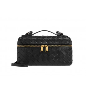 Bottega Veneta Кожаная сумка-косметичка Bang Bang Intrecciato