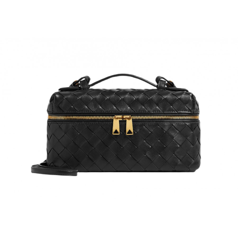 Bottega Veneta Кожаная сумка-косметичка Bang Bang Intrecciato