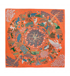 Hermes Шаль Sous le Charme d'Orphee 140