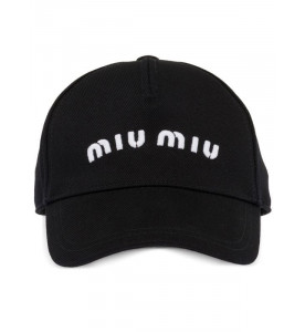 Miu miu Бейсболка с вышитым логотипом