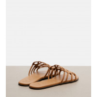 Loewe Кожаные шлепанцы Paula's Ibiza Petal Anagram