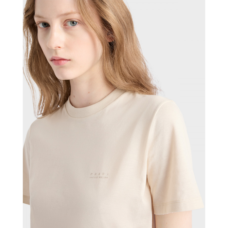 Prada Футболка из хлопкового джерси