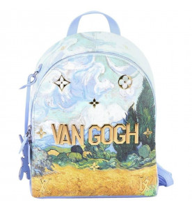 LOUIS VUITTON Рюкзак Palm Springs Ограниченная серия Jeff Koons Van Gogh Print Ca