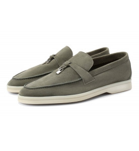 Loro Piana Замшевые лоферы Summer Charms Walk
