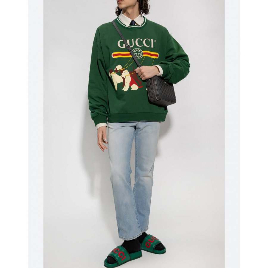 Gucci Свитер из хлопкового джерси