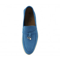 Loro Piana Замшевые лоферы Summer Charms Walk
