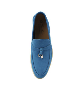 Loro Piana Замшевые лоферы Summer Charms Walk