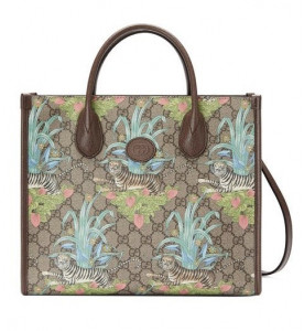 Gucci Gucci Tiger маленькая сумка-тоут с GG