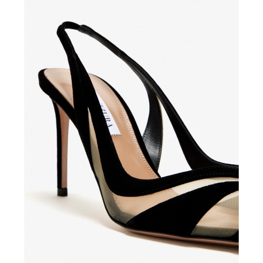 AQUAZZURA Сетчатые туфли с ремешком
