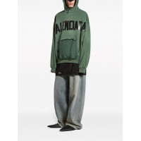 Balenciaga Толстовка Tape Type на молнии с логотипом