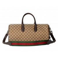 Gucci МАЛЕНЬКАЯ СПОРТИВНАЯ СУМКА GG CANVAS