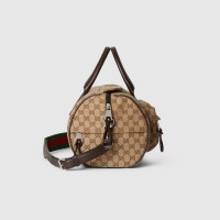 Gucci МАЛЕНЬКАЯ СУМКА-ДАФЛ ИЗ ТЕКСТИЛЯ GG