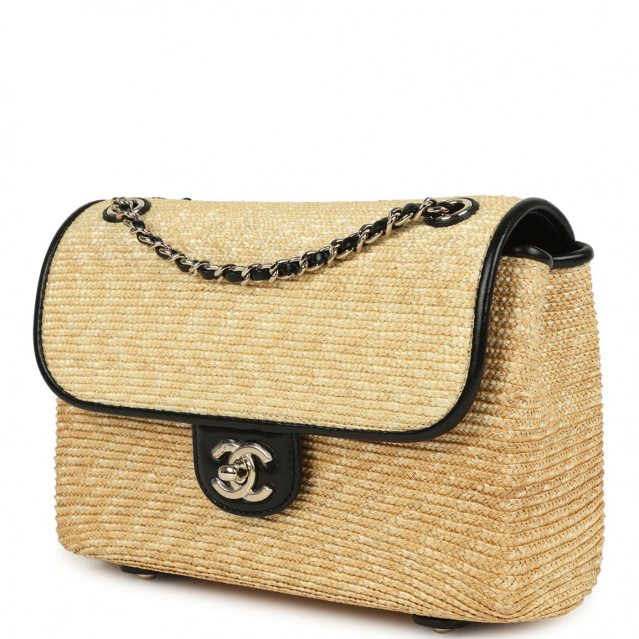Chanel Маленькая плетеная сумка с клапаном