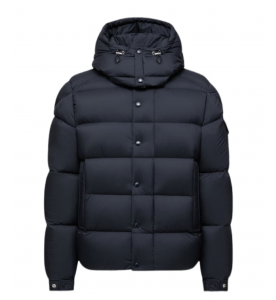 Moncler Короткая куртка-пуховик Moncler Maya 70 с капюшоном