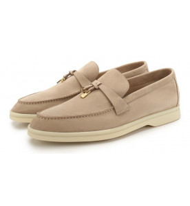 Loro Piana Замшевые лоферы Summer Charms Walk