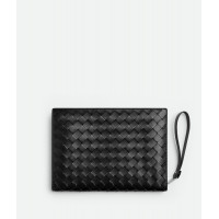 Bottega Veneta Маленький футляр для документов Intrecciato с браслетом