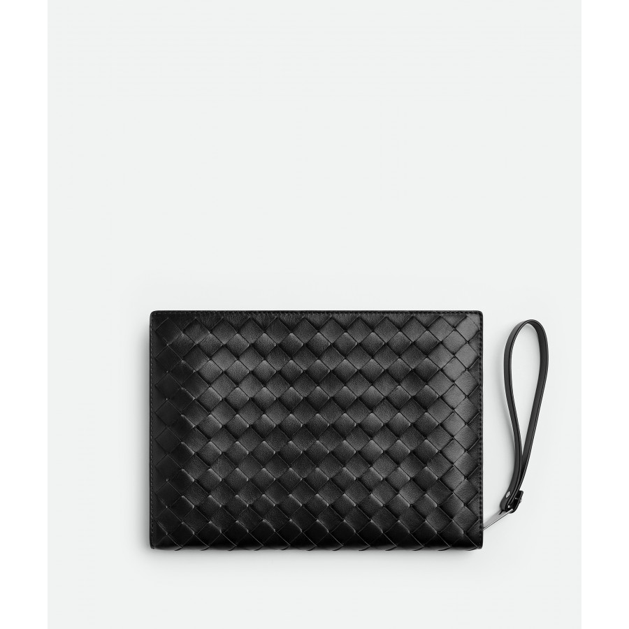 Bottega Veneta Маленький футляр для документов Intrecciato с браслетом