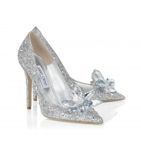 JIMMY CHOO Туфли Золушки со стразами 'Alia