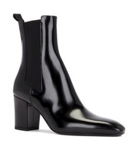 Saint Laurent Кожаные ботильоны Betty 70