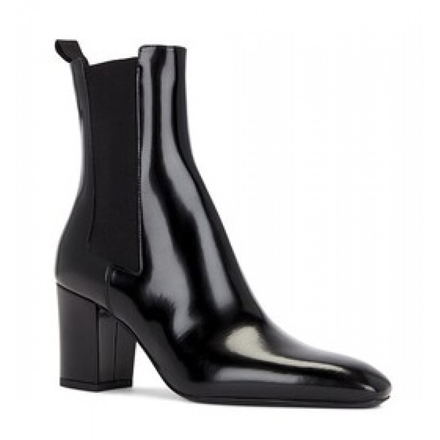 Saint Laurent Кожаные ботильоны Betty 70