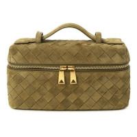 Bottega Veneta Миниатюрная замшевая сумка-тоут Bang Bang Vanity intrecciato