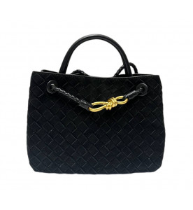 Bottega Veneta Замшевая сумка Andiamo small
