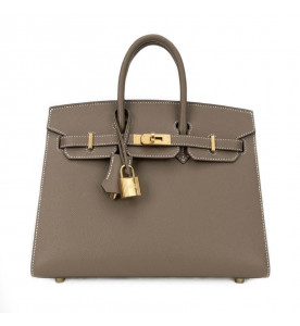 Hermes Сумка Birkin 25 Sellier Epsom Etoupe