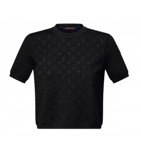 Louis Vuitton Вязаный топ с монограммой