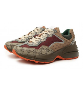 Gucci Текстильные кроссовки Rhyton